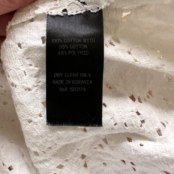 Suno lace/ eyelette ss top - Picture 6 of 6